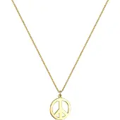 Elli Halskette Boho Peace Zeichen 925 Sterling Silber Elli Gold