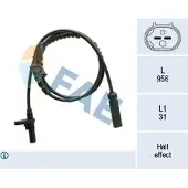FAE ABS Sensor Raddrehzahl Vorne für BMW 5 Touring (F11) 78361