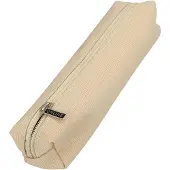 OEM Retrobeige Etui mit Reißverschluss für Schule und Büro