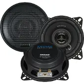 Crunch DSX42 10 cm 2 Wege Koaxial Lautsprecher Einbauset für Corrado Passat 35i