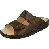 Finn Comfort Herren Pantolette Riad, Bequem, Braun, Leder, NEU - Herrenschuhe Sandale / Pantolette, Braun, leder (kabro)