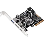 Silverstone ECU05, PCIe, USB 3.2 Gen 1 (3.1 Gen 1), Niedriges Profil, PCIe 2.0, 10 Gbit/s, Windows 10 Education, Windows 10 Education x64, Windows 10 Enterprise, Windows 10 Enterprise x64,...