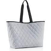 Reisenthel classic shopper XL, Einkaufstasche, Tragetasche, Rhombus Light Grey, 26 L, DL7060