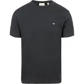 Gant T-Shirt "T-Shirt Reg Shield 1er Pack", Herren, Gr. L, schwarz, Obermaterial: 100% Baumwolle CO., Shirts T-Shirt