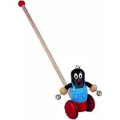 Detoa Maulwurfkratzer Holzspielzeug für Kinder ab 1 Jahr, ca. 54 x 10 cm