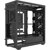 Thermaltake AX500, Full Tower, PC, Schwarz, ATX, EATX, micro ATX, Mini-ITX, SSI CEB, SSI EEB, SPCC, Stahl, Gehärtetes Glas, 18,5 cm