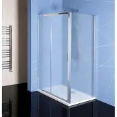 Polysan EASY Rechteckige Duschkabine 1100x800mm L/R Variante, Brick Glas