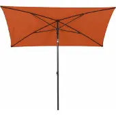 Siena Garden City Mittelstockschirm anthrazit/terracotta 140x210cm