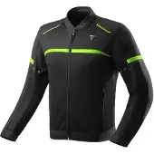 Rebelhorn Echo wasserdichte Motorrad Textiljacke, schwarz/gelb, 6XL