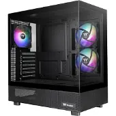 Thermaltake View 270 Plus TG ARGB, Midi Tower, PC, Schwarz, ATX, EATX, micro ATX, Mini-ITX, SPCC, Gehärtetes Glas, Gaming