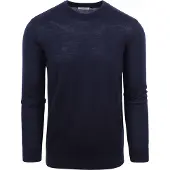KnowledgeCotton Apparel Pullover Karl Regular Merino Knit Crew Neck Rws Herren Total Eclipse-XXL