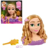Just Play Disney Princess Rapunzel, Make-up-/Styling-Puppenkopf, Weiblich, 3 Jahr(e), Junge/Mädchen, 200 mm, Mehrfarbig