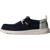 HeyDude Halbschuhe Herren Blau Textilien