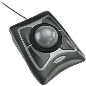Kensington Kabelgebundener Expert Mouse-Trackball, Beidhändig, Optisch, 400 DPI, Schwarz