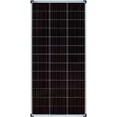 Enjoy solar Klassisches Monokristallines Solarmodul 200W 12V (silberner Rahmen), Neue Version, 0% MwSt.
