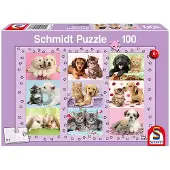 Schmidt 100 Teile Spiele Kinder Puzzle Meine Tierfreunde 56268