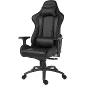 Ebuy24 Paracon Knight Pro Gamin Stuhl inkl. Nackenkissen und Lendenstütze schwarz.