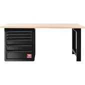 Facom RWS Werkbank 2m + Edelstahlplatte