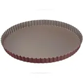 Gobel - Tortenform, rund, geriffelt - antihaftbeschichtet - fester Boden - Ø 300/280 mm H 25 mm - 226342