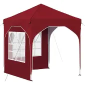 Syfax Pop-up Partyzelt 192 x 192 x 245 cm Bordeauxrot