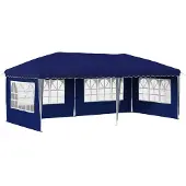 Syfax Pop-up Partyzelt 575 x 289 x 245 cm Blau