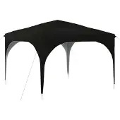 Syfax Pop-up Partyzelt 290 x 290 x 245 cm Schwarz