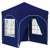 Syfax Pop-up Partyzelt 192 x 192 x 245 cm Blau