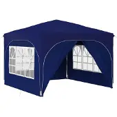 Syfax Pop-up Partyzelt 290 x 290 x 245 cm Blau