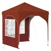 Syfax Pop-up Partyzelt 192 x 192 x 245 cm Terrakotta