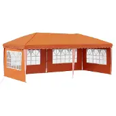 Syfax Pop-up Partyzelt 575 x 289 x 245 cm Orange