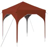 Syfax Pop-up Partyzelt 194 x 194 x 245 cm Terrakotta