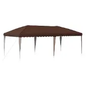 Syfax Pop-up Partyzelt 575 x 290 x 245 cm Braun
