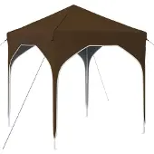Syfax Pop-up Partyzelt 194 x 194 x 245 cm Taupe
