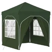 Syfax Pop-up Partyzelt 192 x 192 x 245 cm Grün