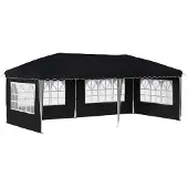 Syfax Pop-up Partyzelt 575 x 289 x 245 cm Antrazit