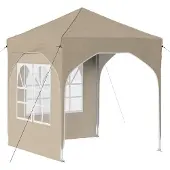 vidaXL Pop-up Partyzelt 192 x 192 x 245 cm Creme