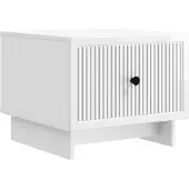 vidaXL Couchtisch Hochglanz Weiß 49 x 50 x 40 cm Holzwerkstoff
