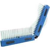 HEDUe Profilschablone PS1 - Konturenlehre mit Verbindungsgelenk im 2er Set (2 x 20 cm), Laminat Werkzeug, Schablone für Fliesen