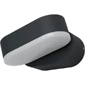 Osram LED Aussenwandleuchte ENDURA STYLE MINI, alu / grau / zink, Aluminium, Modern, LED Wandleuchte außen