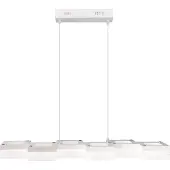Näve - LED Pendelleuchte, Moggi, weiss, l: 75cm; b: 20cm; h: 120cm; 6086023