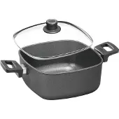 Woll 1024IL, 4 l, Quadratisch, Aluminium, Aluminium, Schwarz, Induktion