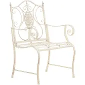 CLP Stuhl Punjab mit Armlehne antik-creme