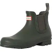 Hunter Gummistiefel Original Chelsea Herren Dark Olive-Schuhgröße 42