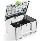 Festool SYS-STF D 150 4S Systainer³ ( 576843 ) Systemkoffer mit Einlage für Schleifmittel Ø 150 mm