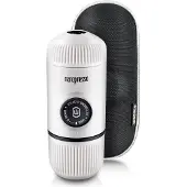 Wacaco Nanopresso Portable Kaffeemaschine Chill Weiß + Koffer