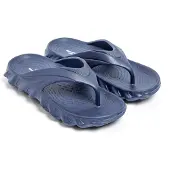 Brasileras Herren Zehensandalen mit rutschfester Sohle bequem schuhe strand/schwimmbad/stadt dunkelblau 41 EU - UBROVY