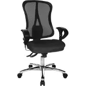 Topstar Bürodrehstuhl "Head Point SY Deluxe" schwarz inkl. Armlehnen