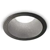Ideal Lux LED-Einbaustrahler GAME ROUND BK BK 4000K 267968 11W 850lm 4000K IP20 8,5cm rund schwarz