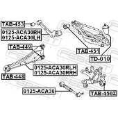 FEBEST 0125-ACA30 Querlenker Hinten für TOYOTA RAV 4 III (ACA3, ACE, ALA3, GSA3, ZSA3)