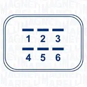 MAGNETI MARELLI Fensterheber 350103660000 vorne rechts für Opel Vaughall